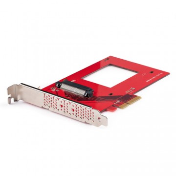 StarTech.com Scheda adattatore da U.3 a PCIe, adattatore PCIe 4.0 x4 per SSD U.3 NVMe da 2,5", scheda aggiuntiva PCI Express SFF