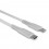 Lindy 31315 cavo Lightning 0,5 m Bianco
