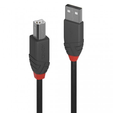 Lindy 36676 cavo USB 7,5 m USB 2.0 USB A USB B Nero