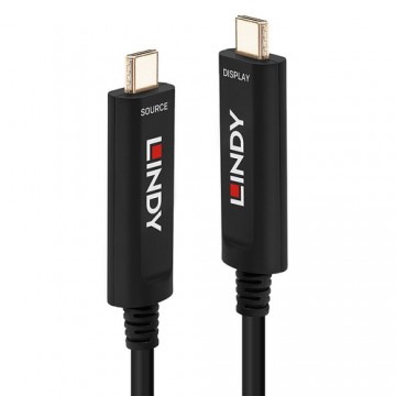 Lindy 38501 cavo USB 5 m USB C Nero