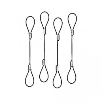 Lindy 40774 cavo di sicurezza Nero 0,15 m