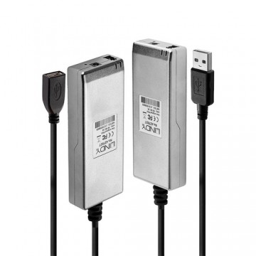 Lindy 42702 moltiplicatore di rete Ricevitore e trasmettitore di rete Grigio