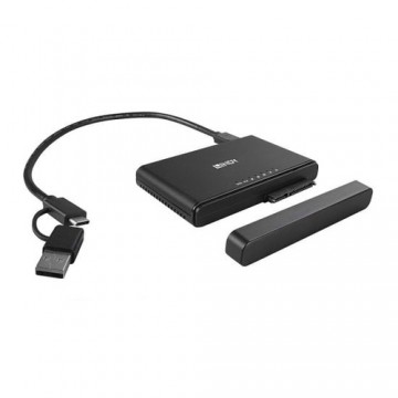Lindy 43359 docking station per unità di archiviazione USB 3.2 Gen 2 (3.1 Gen 2) Type-C Nero