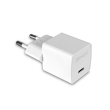 Lindy 73410 Caricabatterie per dispositivi mobili Smartphone Bianco AC Interno