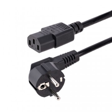 StarTech.com Cavo di alimentazione per PC da EU Schuko a C13 da 3 m, Cavo di corrente AC 250V 10A 18AWG, Cavo di ricambio con sp