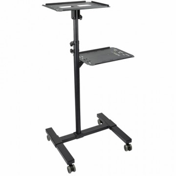StarTech.com Supporto per proiettore e laptop mobile - Carrello portatile per proiettore resistente (2 ripiani, reggono 10kg cia