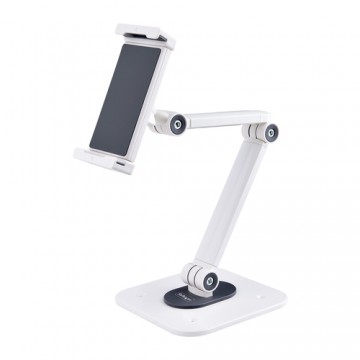 StarTech.com Supporto per Tablet da Tavolo - Braccio Porta Tablet Regolabile da Scrivania - Stand Universale per Tablet Ergonomi