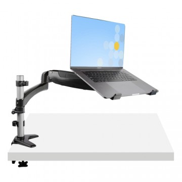 StarTech.com Supporto per PC portatile o monitor singolo da 34" articolato a movimento completo - Staffa per ripiano per laptop 