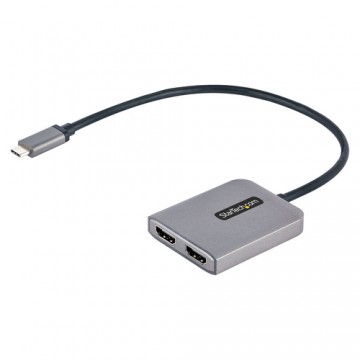 StarTech.com Adattatore USB-C HDMI - Hub USB C MST a Doppio HDMI 4K 60Hz - Convertitore USB Type-C a Multi Monitor HDMI per Note