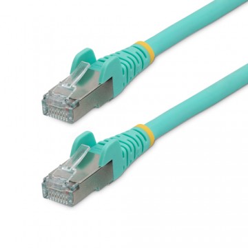 StarTech.com Cavo Ethernet CAT 6a - 7,5m - Acqua - Cavo di rete LAN Low Smoke Zero Halogen (LSZH) - 10GbE 500MHz 100W PoE++ - Fi