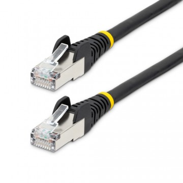 StarTech.com Cavo Ethernet CAT 6a - 2m - Nero - Cavo di rete LAN Low Smoke Zero Halogen (LSZH) - 10GbE 500MHz 100W PoE++ - Filo/