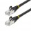 StarTech.com Cavo Ethernet CAT 6a - 2m - Nero - Cavo di rete LAN Low Smoke Zero Halogen (LSZH) - 10GbE 500MHz 100W PoE++ - Filo/