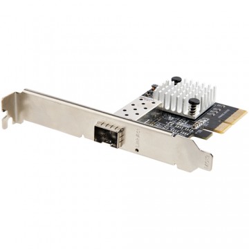 StarTech.com Scheda di Rete PCIe SFP+ 10G - Adattatore Ethernet con Porta SFP+, NIC PCIe Fibra Ottica 10Gigabit - SFP+ Aperto pe
