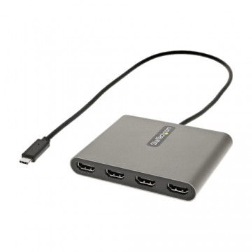 StarTech.com Adattatore USB-C a HDMI 1080p 60 Hz a 4 porte - Convertitore USB Tipo C a HDMI - Multi Monitor Dongle Adapter - Ada