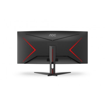 AOC G2 CU34G2XE/BK Monitor PC 86,4 cm (34") 3440 x 1440 Pixel Nero, Rosso