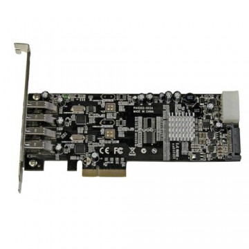 StarTech.com Adattatore scheda SuperSpeed USB 3.0 con 4 porte PCI Express (PCIe) con 2 canali da 5 Gbps dedicati - UASP - Alimen