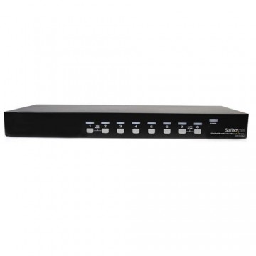 StarTech.com Switch KVM VGA USB a 8 porte montabile su rack con audio (cavi audio inclusi)
