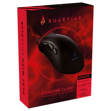 SureFire Condor Claw mouse Mano destra USB tipo A Ottico 6400 DPI