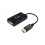 Equip 133441 cavo e adattatore video 0,24 m DisplayPort DVI-D + VGA (D-Sub) + HDMI Nero