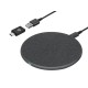 Conceptronic GORGON03G Caricabatterie per dispositivi mobili Auricolare, Smartphone Grigio USB Carica wireless Ricarica rapida I