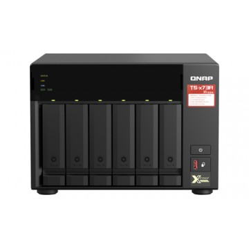 QNAP TS-673A NAS Tower Collegamento ethernet LAN Antracite V1500B