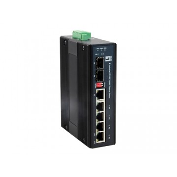 LevelOne IES-0600 switch di rete Gigabit Ethernet (10/100/1000) Nero