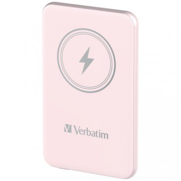 Verbatim Charge 'n' Go Polimeri di litio (LiPo) 5000 mAh Carica wireless Rosa