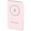 Verbatim Charge 'n' Go Polimeri di litio (LiPo) 5000 mAh Carica wireless Rosa