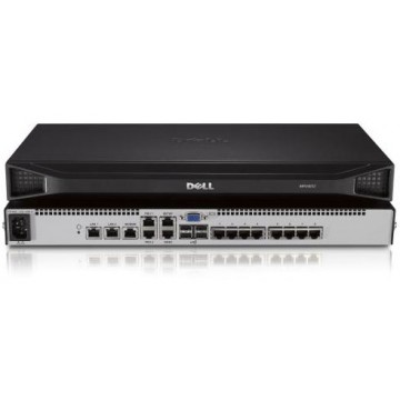 DELL DMPU108E-G01 switch per keyboard-video-mouse (kvm) Montaggio rack Argento