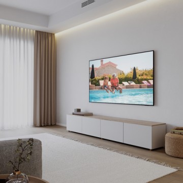 Samsung TV Crystal UHD 4K 50” UE50DU8070UXZT Smart TV Wi-Fi Black 2024, Processore Crystal 4K, 4K Upscaling, AirSlim Design, O