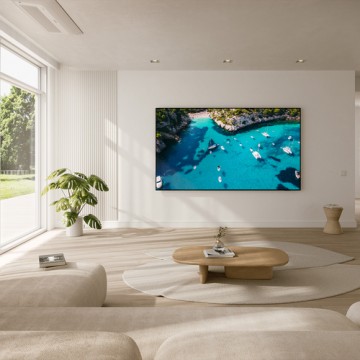 Samsung TV Crystal UHD 4K 98” UE98DU9070UXZT Smart TV Wi-Fi Graphite Black 2024, Processore Crystal 4K, 4K Upscaling, Slim Loo