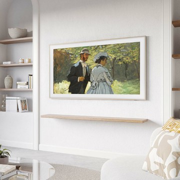 Samsung TV QLED 4K 65” QE65LS03DAUXZT Smart TV Wi-Fi Black 2024, Matte Display, Processore Quantum 4K, Modern Frame Design, Do