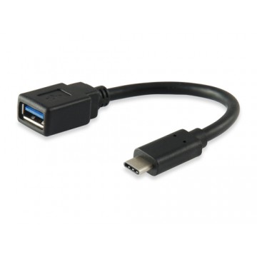 Equip 133455 cavo USB 0,15 m USB 3.2 Gen 1 (3.1 Gen 1) USB C USB A Nero