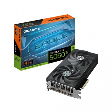 GIGABYTE GeForce RTX 5060 Ti EAGLE OC 16G Scheda Grafica – 16 GB GDDR7, 128 bit, PCI-E 5.0, 2617 MHz Frequenza del core, 3 x D
