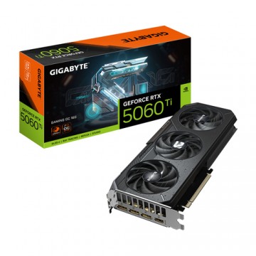 GIGABYTE GeForce RTX 5060 Ti GAMING OC 16G Scheda Grafica – 16 GB GDDR7, 128 bit, PCI-E 5.0, 2647 MHz Frequenza del core, 3 x 