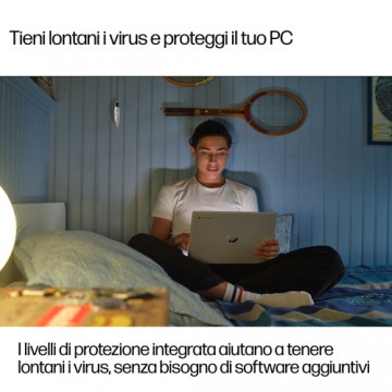 HP Chromebook 14a-nf0016nl Intel® N N100 35,6 cm (14") HD 8 GB LPDDR5-SDRAM 128 GB UFS Wi-Fi 6E (802.11ax) ChromeOS Argento