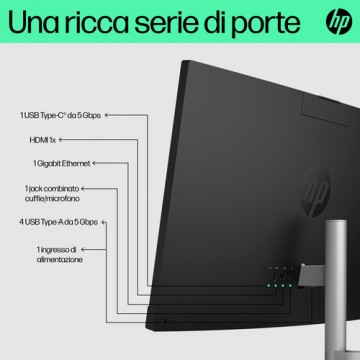 HP 24-cr0063nl Intel® Core™ i5 i5-1335U 60,5 cm (23.8") 1920 x 1080 Pixel PC All-in-one 16 GB DDR4-SDRAM 512 GB SSD Windows 1