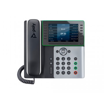 Poly Telefono IP Edge E500 abilitato per PoE