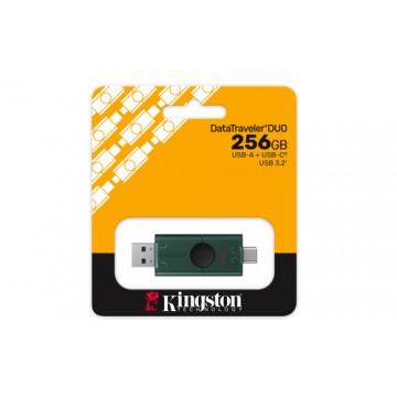 Kingston Technology DataTraveler 256GB USB-A + USB-C 3.2 Gen 1 DuoG2