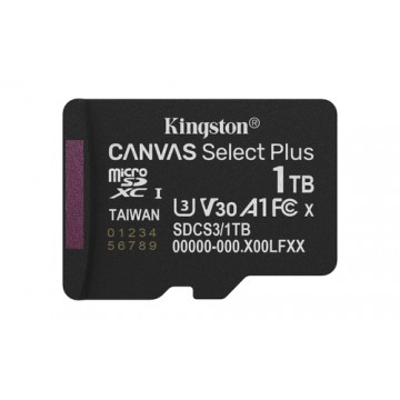 Kingston Technology 1TB micSDXC Canvas Select Plus Gen3 150R A1 (Adattatore SD non incluso)