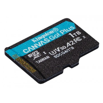 Kingston Technology 1 TB microSDXC Canvas Go Plus Gen4 200R A2 U3 Confezione singola senza ADP