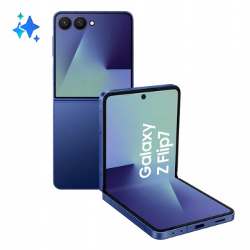 Samsung Galaxy Z Flip7 Smartphone AI, RAM 12GB, 512GB, Display 4,1" Super AMOLED/6,9" Dynamic AMOLED 2X, Fotocamera 50MP, Blue S