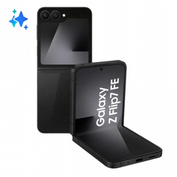 Samsung Galaxy Z Flip7 FE Smartphone AI, RAM 8GB, 256GB, Display 3,4" Super AMOLED/6,7" Dynamic AMOLED 2X, Fotocamera 50MP, Blac