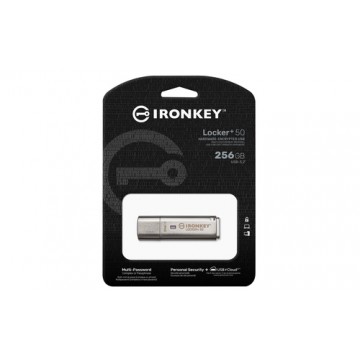 Kingston Technology IronKey 256GB Locker Plus 50 AES Encryption