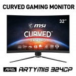 MSI MAG ARTYMIS 324CP Curved Gaming Monitor - 31.5 Inch, 16:9 Full HD (1920 x 1080), VA, 165Hz, 1ms
