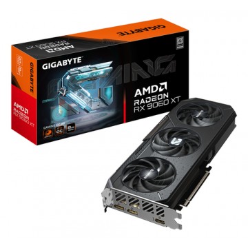 GIGABYTE Radeon RX 9060 XT GAMING OC 8G Scheda Grafica - 8GB GDDR6, 128bit, PCI-E 5.0, 3320 MHz Frequenza core, 2 x DisplayPort,