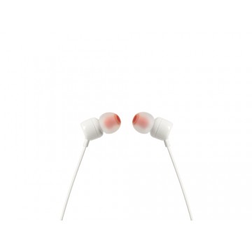 JBL Tune 110 Auricolare Cablato In-ear MUSICA Bianco