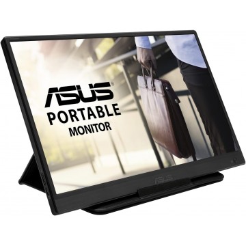 ASUS ZenScreen MB165B Monitor Portatile 15.6” 1080P FHD - Monitor da viaggio IPS USB-C, Anti-sfarfallio