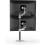 LX DUAL ARM TALL BLACK ACCENTS POL