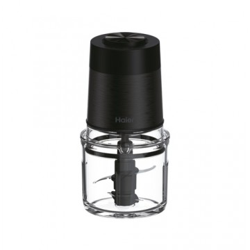 Haier Tritatutto I-Master Serie 5 Nero, 4 lame in acciaio inox, 2 livelli di velocità, Ciotola in vetro 0,5 L